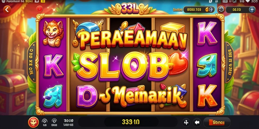 Tampilan gameplay Slot yang menarik dan penuh warna.