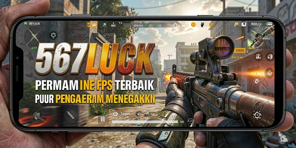 Screenshot 567LUCK menampilkan aksi tembak-menembak yang mendebarkan.