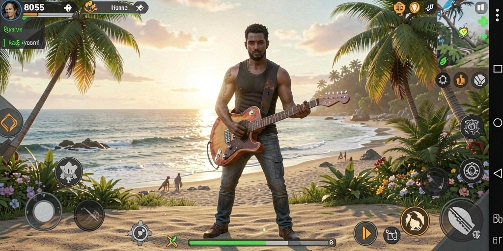 Tampilan gameplay 8055 yang menarik dan interaktif.