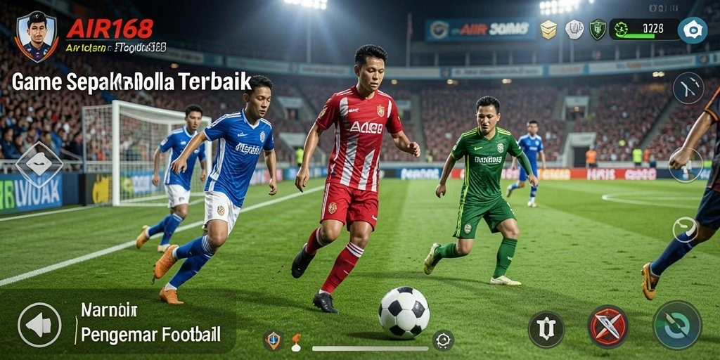 Tampilan permainan AIR168 yang menegangkan dalam pertandingan sepak bola.