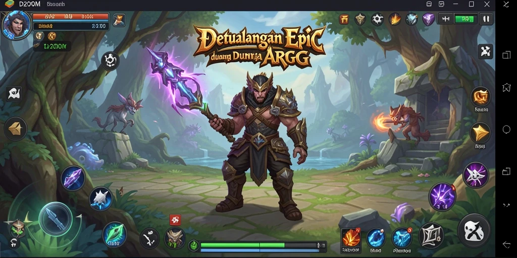 Gameplay D200M yang menegangkan dan penuh petualangan.