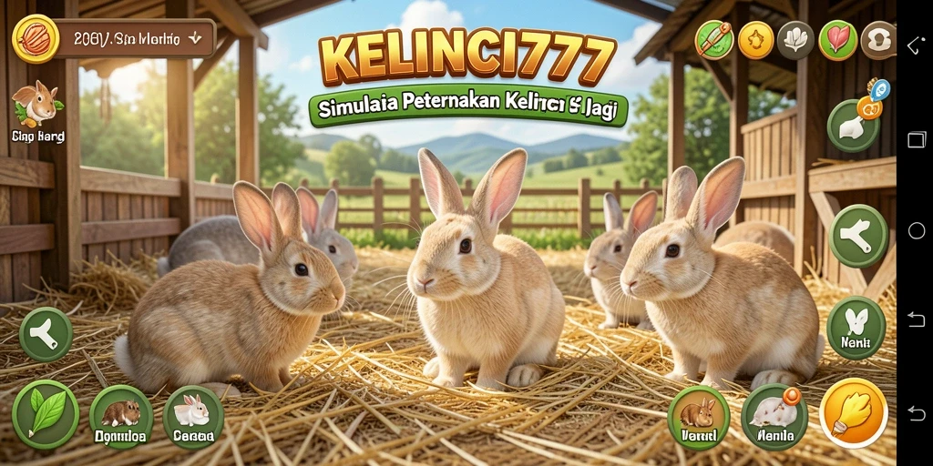 Tangkapan layar KELINCI777 menunjukkan gameplay yang menarik dan interaktif.