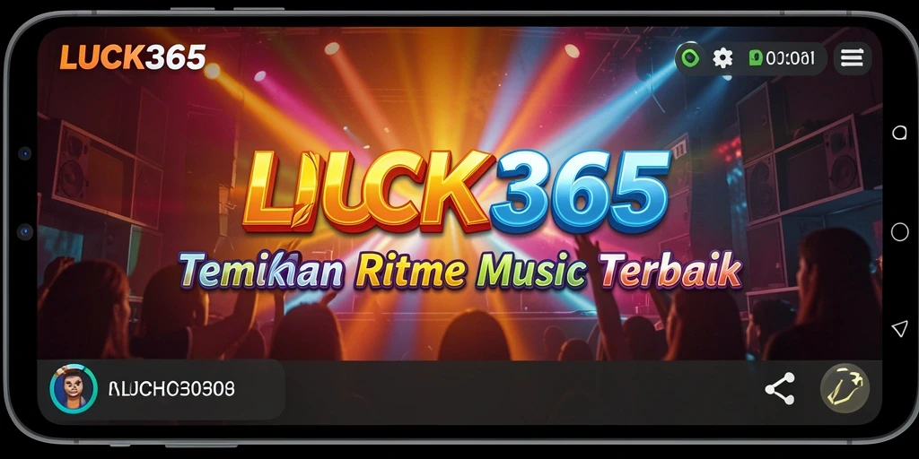 Tampilan gameplay <strong>LUCK365</strong> menampilkan pengalaman musik interaktif yang mengasyikkan.
