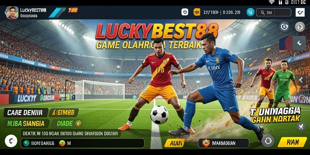 Tampilan gameplay LUCKYBEST88 yang menakjubkan dan penuh aksi olahraga.