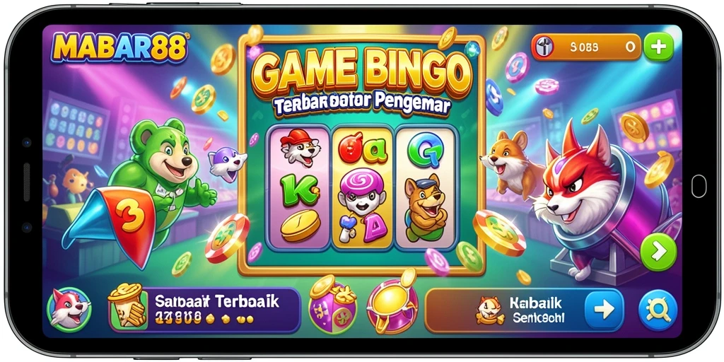 Tampilan gameplay yang seru di MABAR88 Bingo.