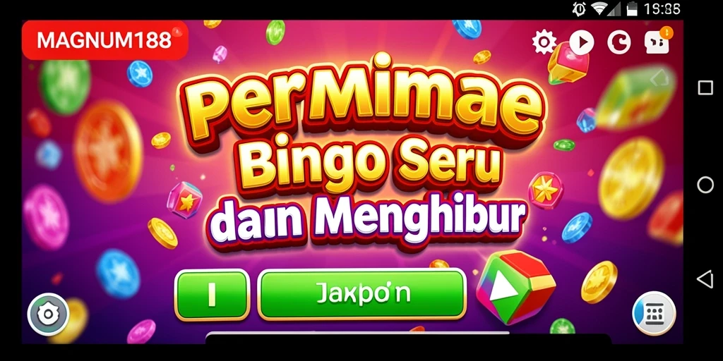 Tampilan gameplay Bingo yang seru di MAGNUM188.