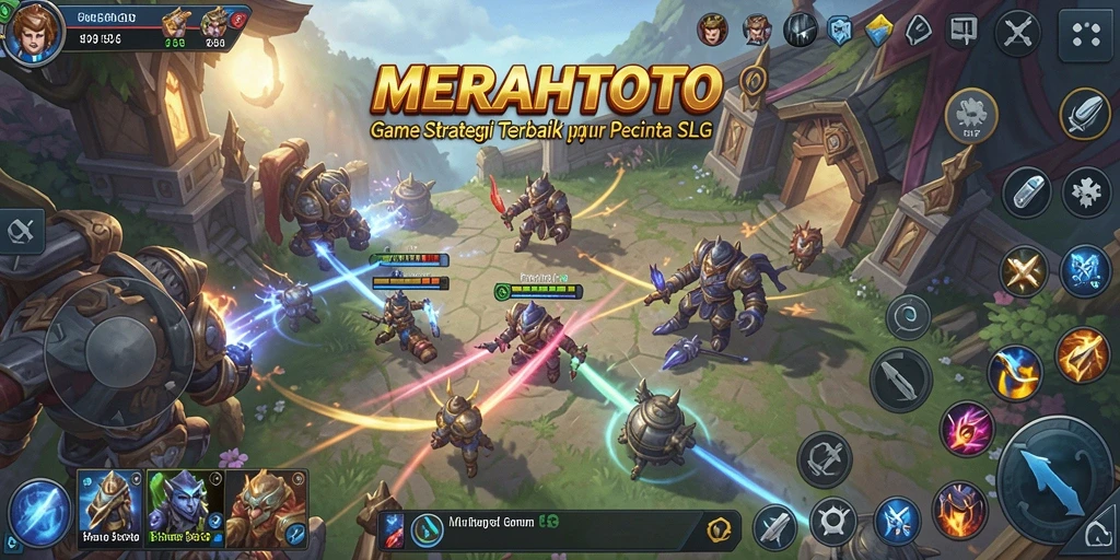 Tampilan menarik dari gameplay MERAHTOTO yang menantang.