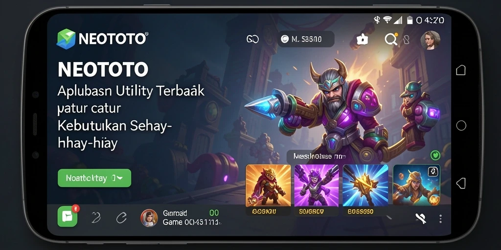 Tampilan antarmuka NEOTOTO yang sederhana dan fungsional.