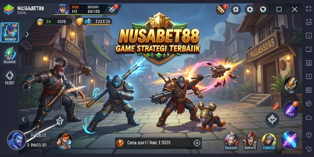Tampilan gameplay NUSABET88 yang menarik dalam pertarungan strategi.