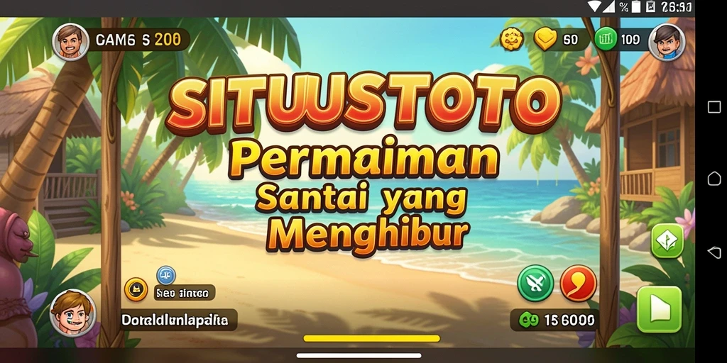 Tampilan gameplay menarik dari SITUSTOTO dengan tantangan seru.
