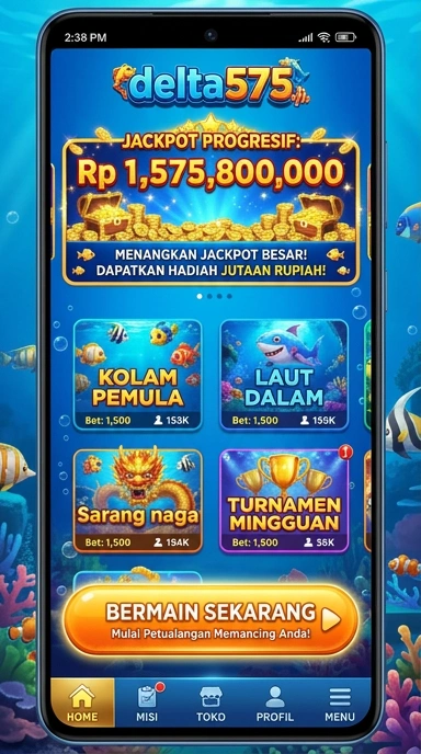 Screenshot aplikasi delta575 dengan antarmuka yang bersih.